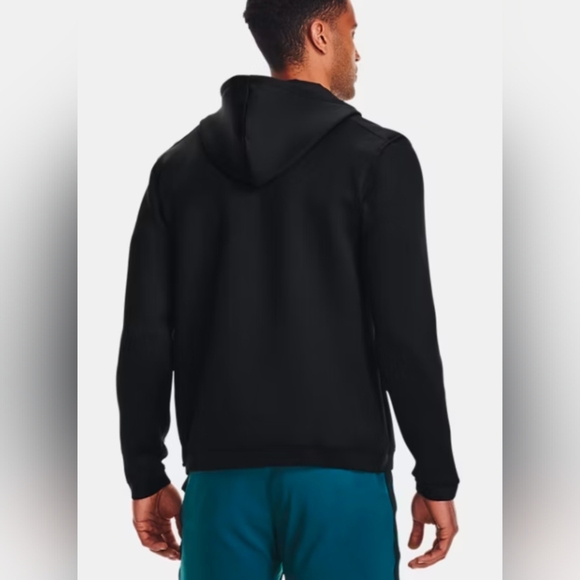 Under Armour UA Steph Curry Hooded 1/2 Zip Track Jacket Size XL In Black - Picture 2 of 16